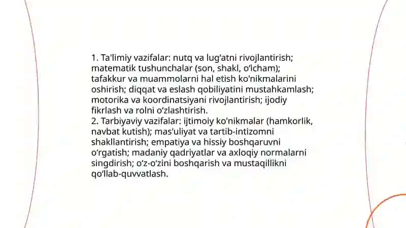 Syujetli roʻlli oʻyinlar maktabgacha yoshdagi bolalar uchun 4