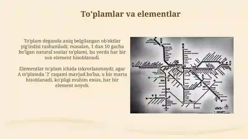 To'plamlarni xaritalashga kirish 4