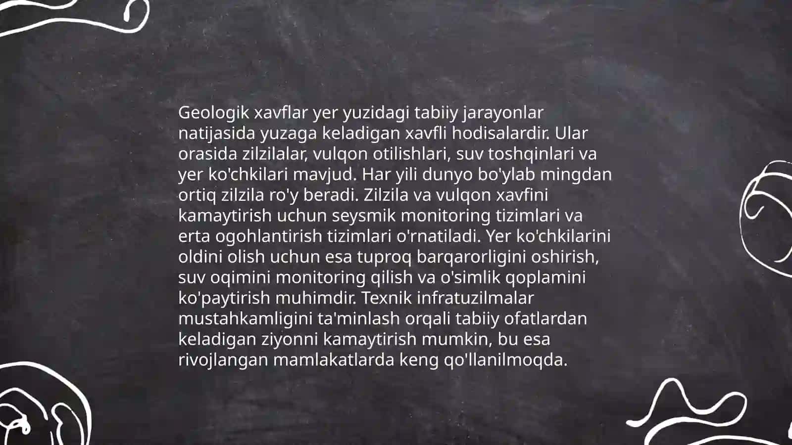 Turistik faoliyatdagi xavf hatarlar va ularni bartaraf qilishning chora tadbirlari 4
