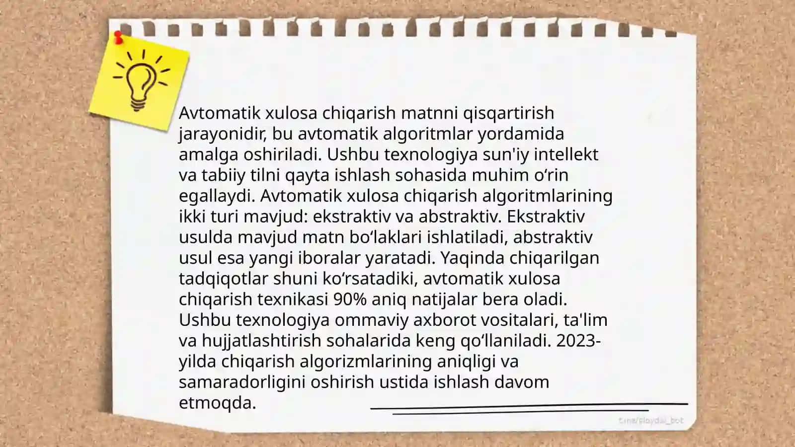 Reja Matnlarni avtomatik qisqartirish 4