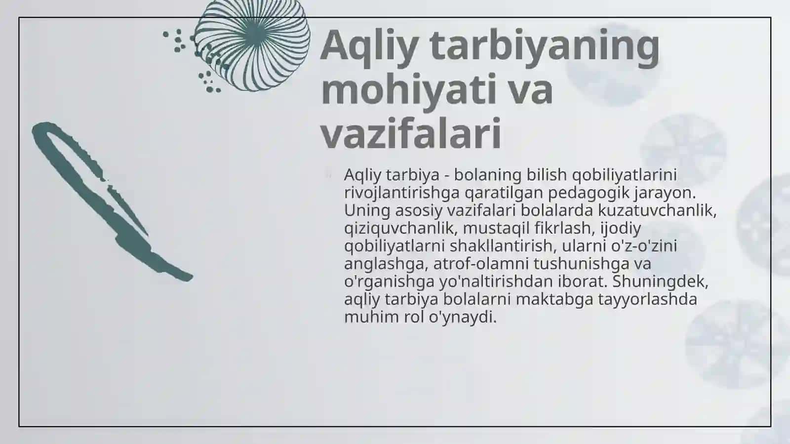 Maktabgacha ta'lim tashkilotida bolalarga aqliy tarbiya berish usullari 4