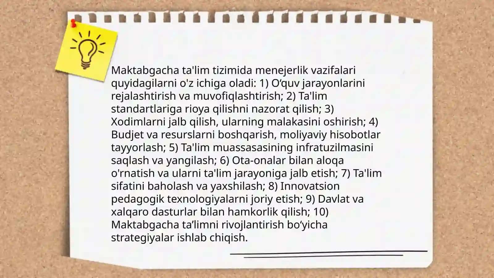 Maktabgacha ta'lim tizimi menejmentining mazmuni mohiyati, maqsad va vazifalari 4