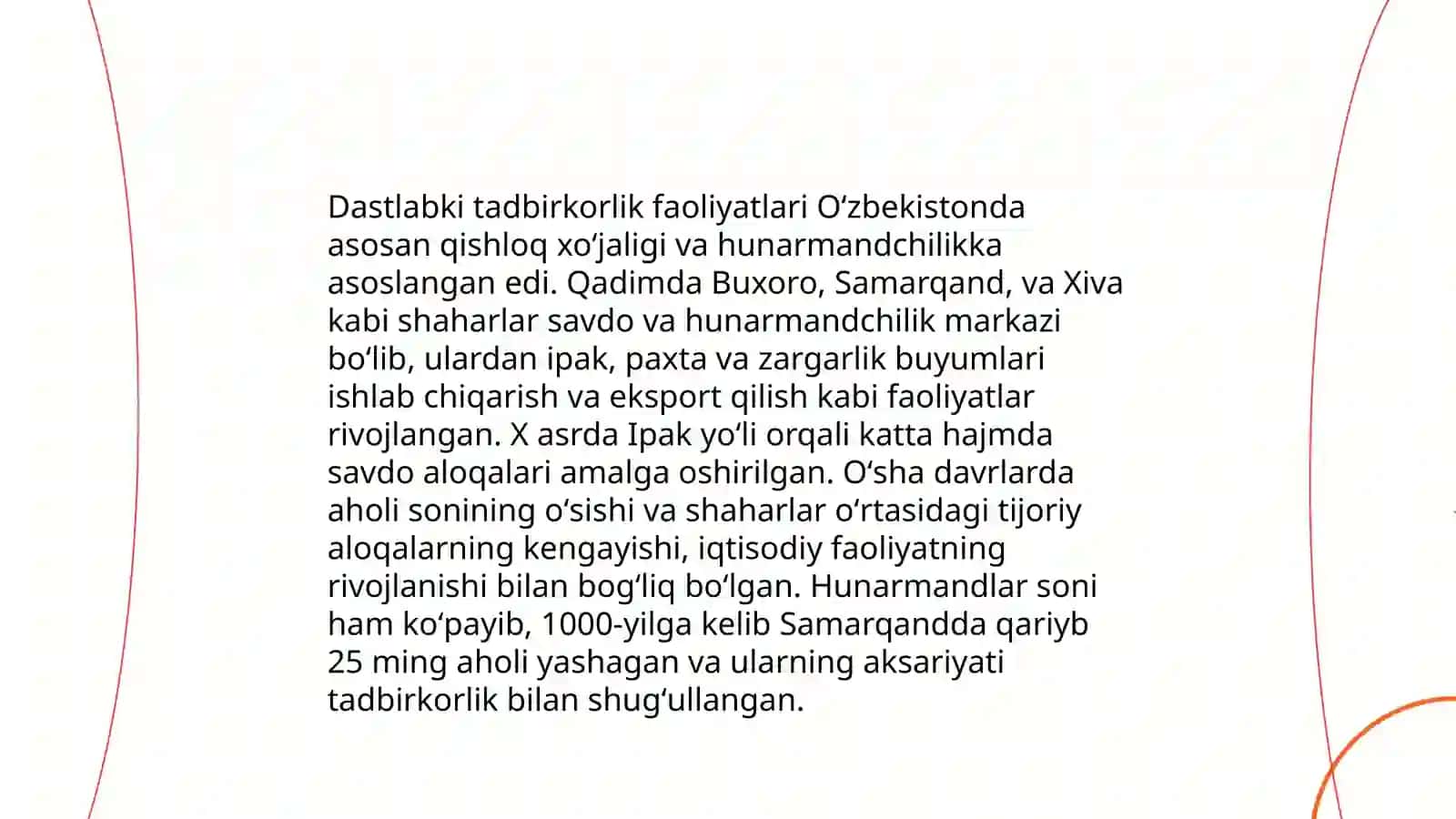 Tadbirkorlikning kelib chiqish tarixi va mohiyati 4