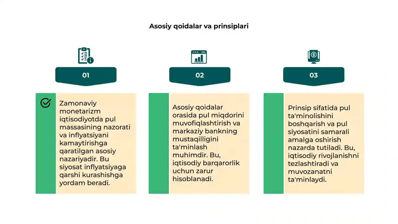 Zamonaviy monetarizm va uning asosiy qoidalari 4