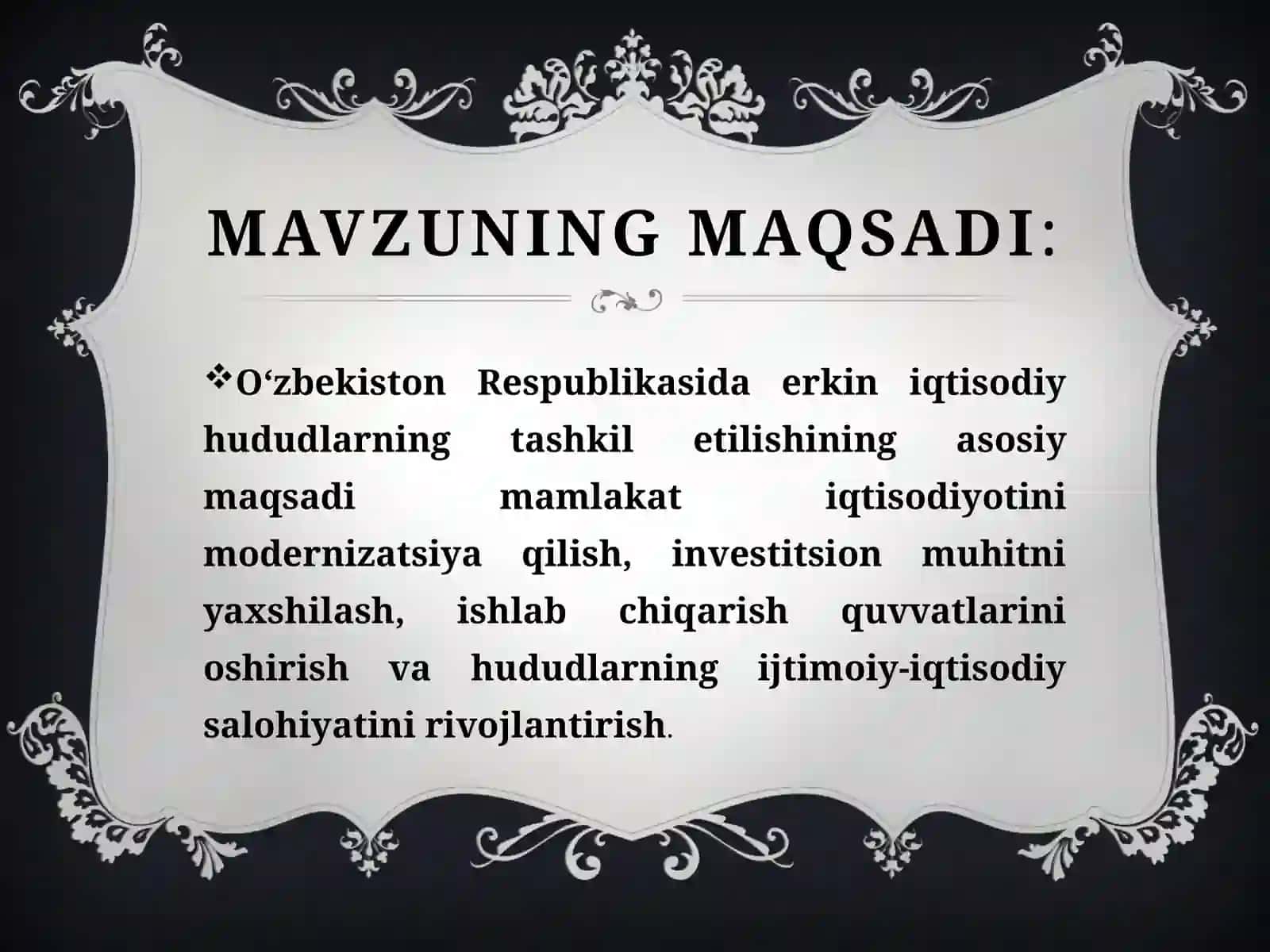O‘zbekistonda erkin iqtisodiy hududlarning yaratilishi 4