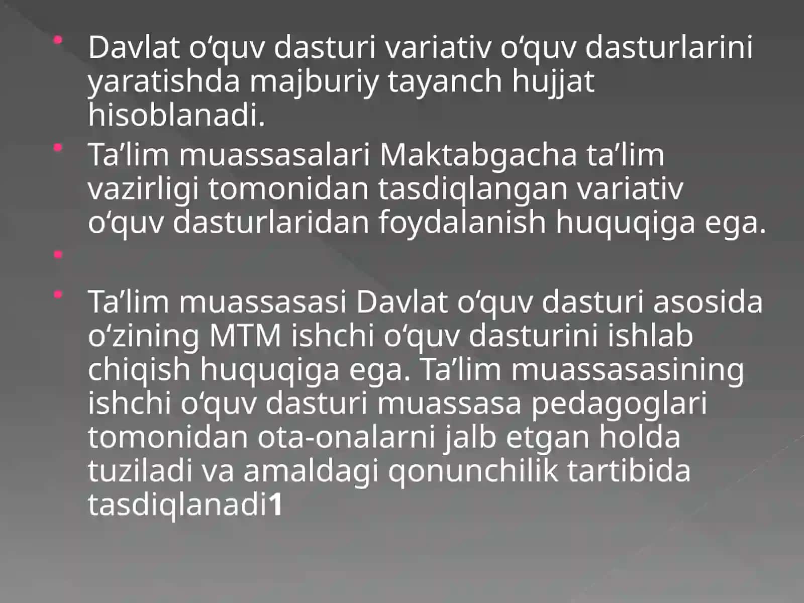 Ilk qadam dasturida nutq bo’limi tahlili 4