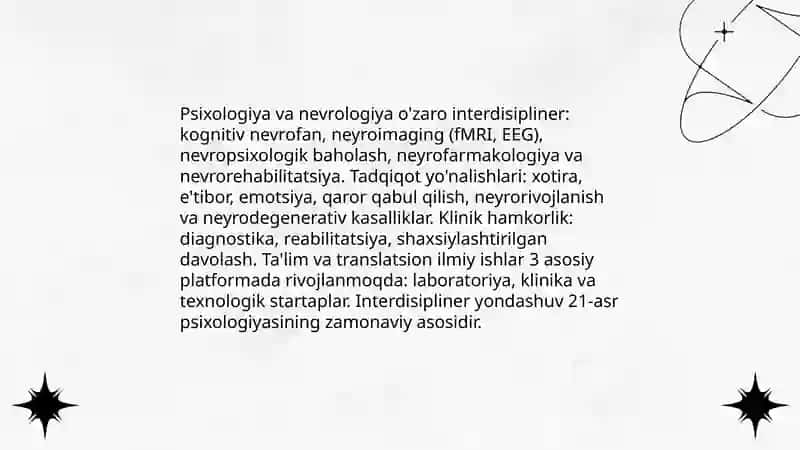 Psixologiya fanini zamonaviy fanlar tizimida tutgan o'rni 4