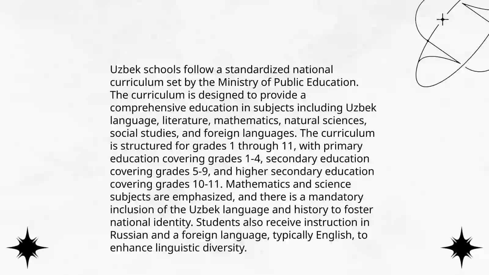 Education System in Uzbekistan 4