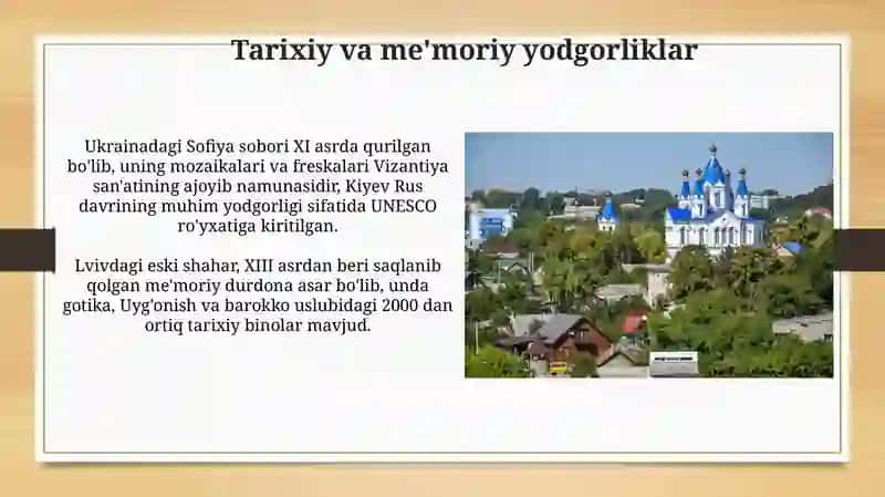 Ukrainaning turistik resurslari 4