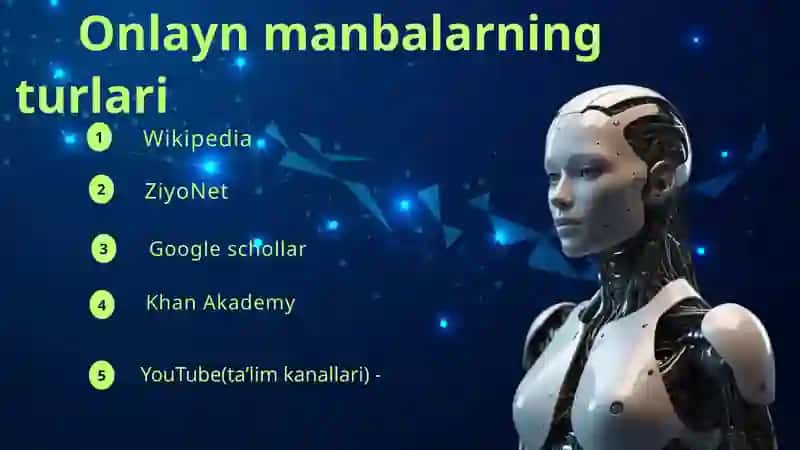 Onlayn manbalarni baholash 4