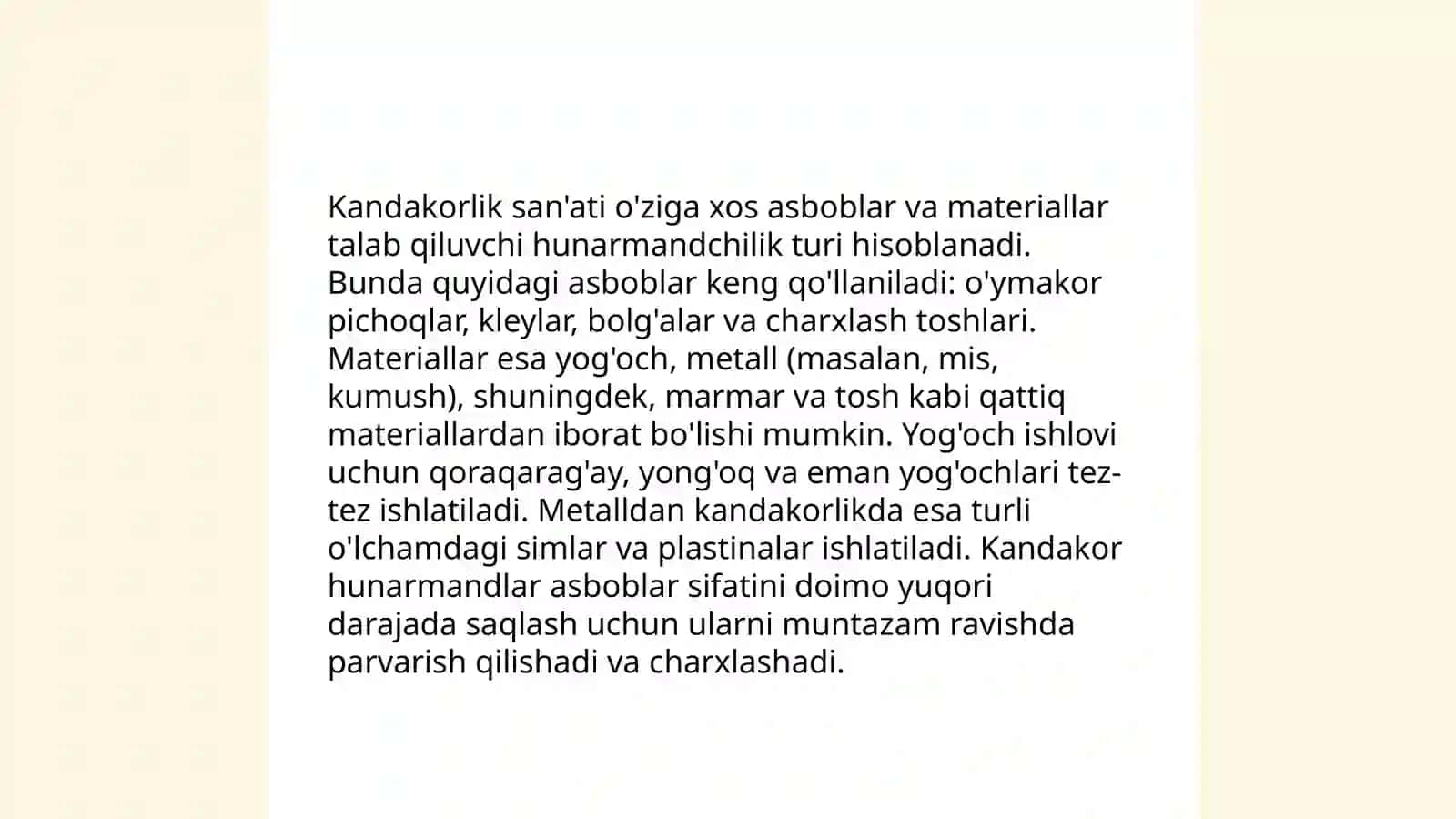 Kandakorlik sanoati kandakorlar tomonidan tayyorlangan milliy idishlar 4