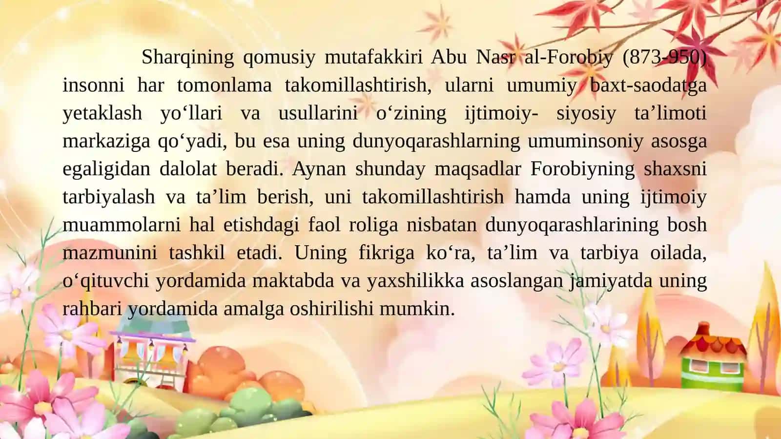 Sharq va g’arb mutafakkirlarining yosh avlodni tarbiyalashga oid qarashlari 4
