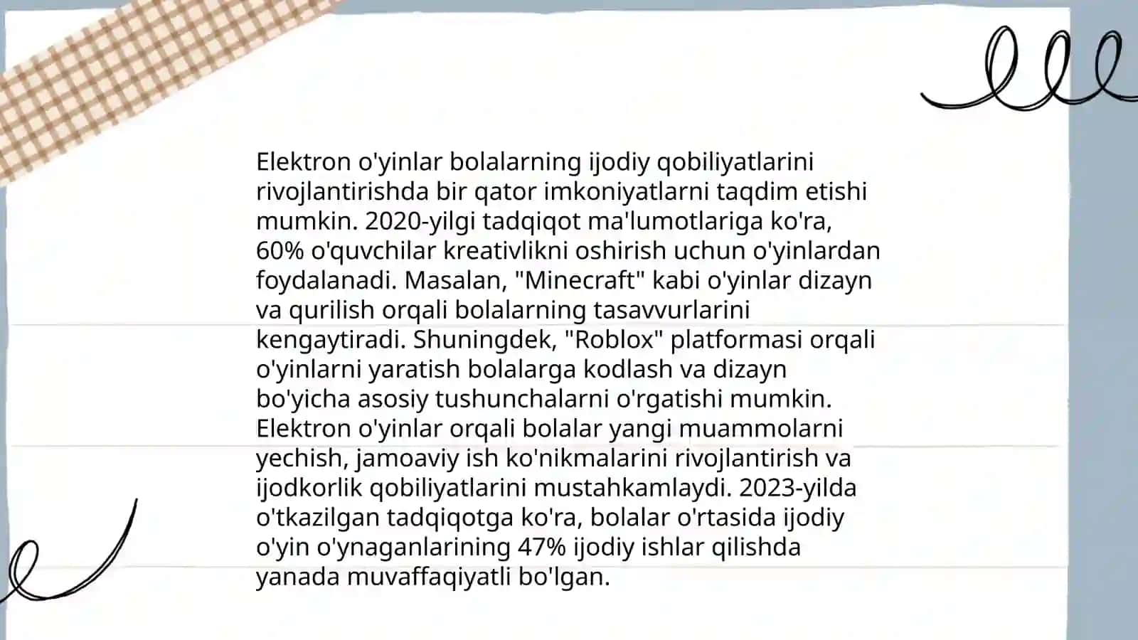 IJODIY QOBILIYATLARINI SHAKLLANTIRISHDA APPLIKATSIYANING OʻRNI 4
