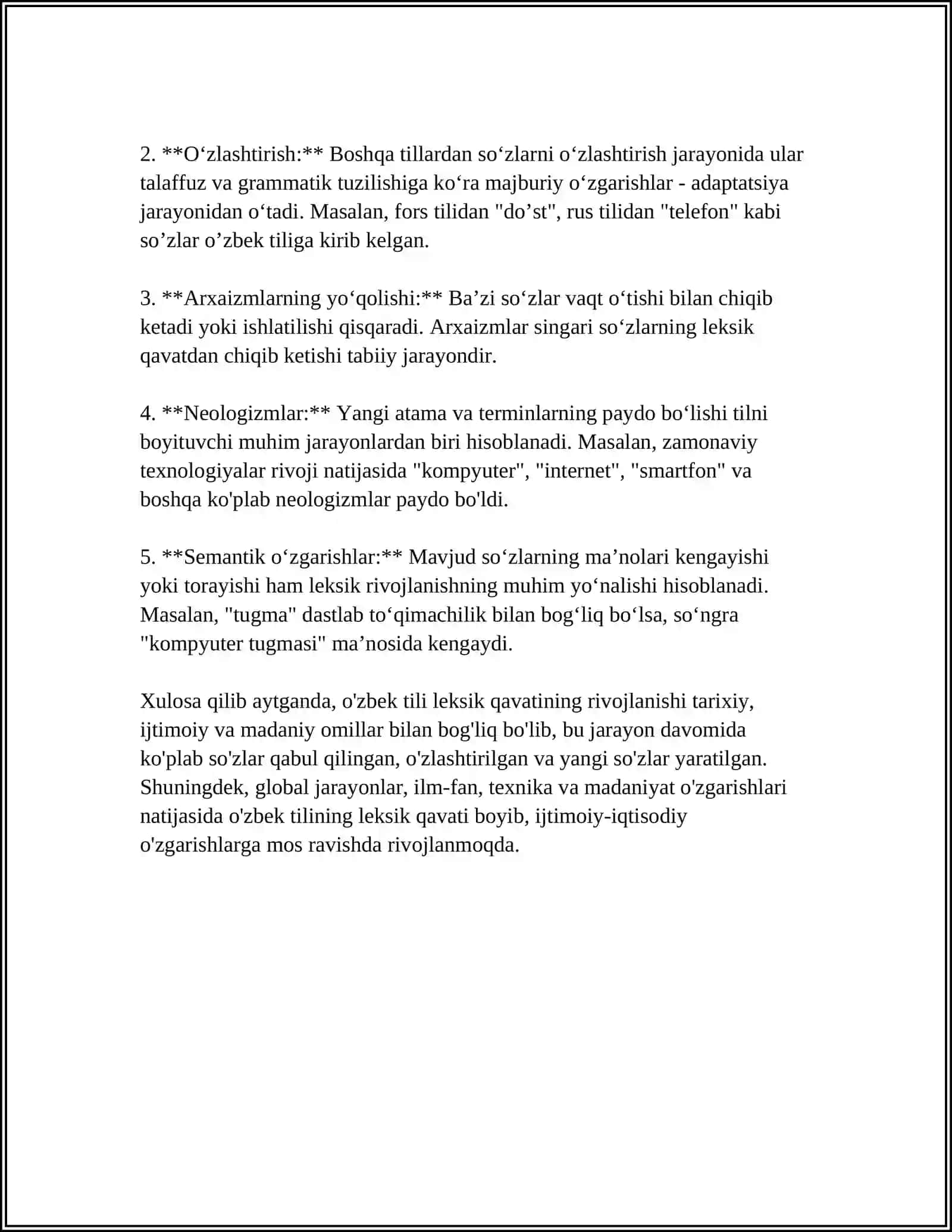 ÕZBEK TILI LEKSIKASINING BOYISH MANBALARI 4