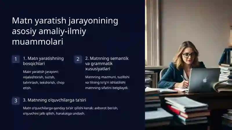 Matn Psixolingvistikasiga Sayohat 4