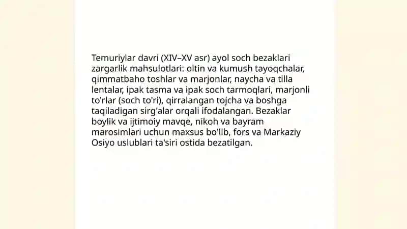Tarixiy soch turmaklari 4