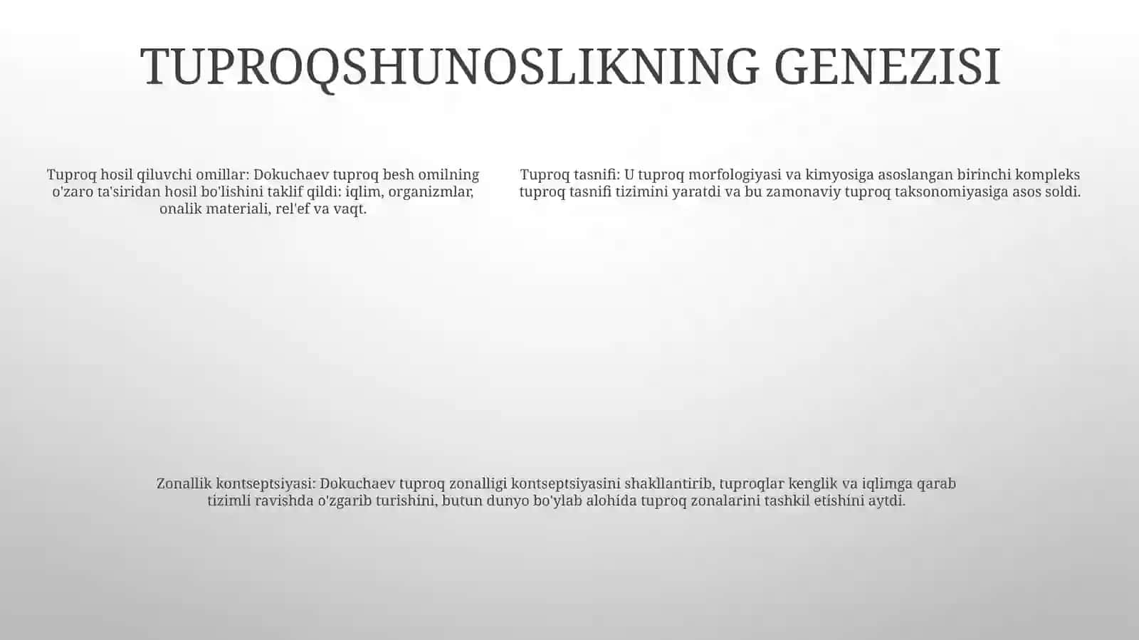 V.V.Dokuchayev-Tuproqshunoslik Va TuproqlarGeografiyasiAsoschisi 4