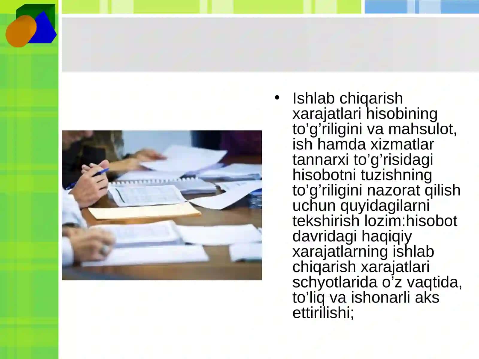 Mahsulot ishlab chiqarish va sotishning auditi 4