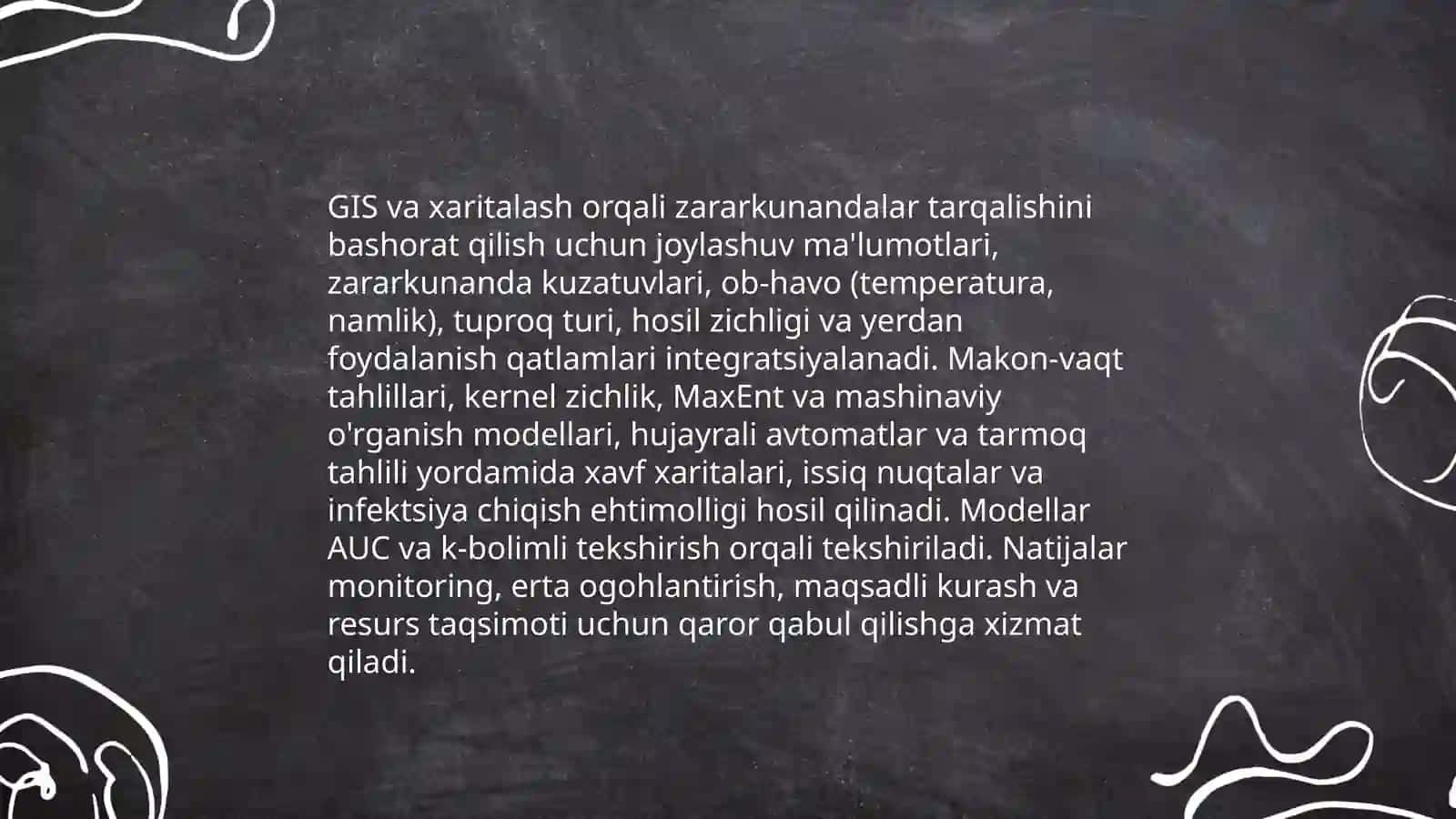 Kartoshka zararkunandalari va kasalliklarini tarqalishi va ko`pyishini oldindan basharot qilish 4