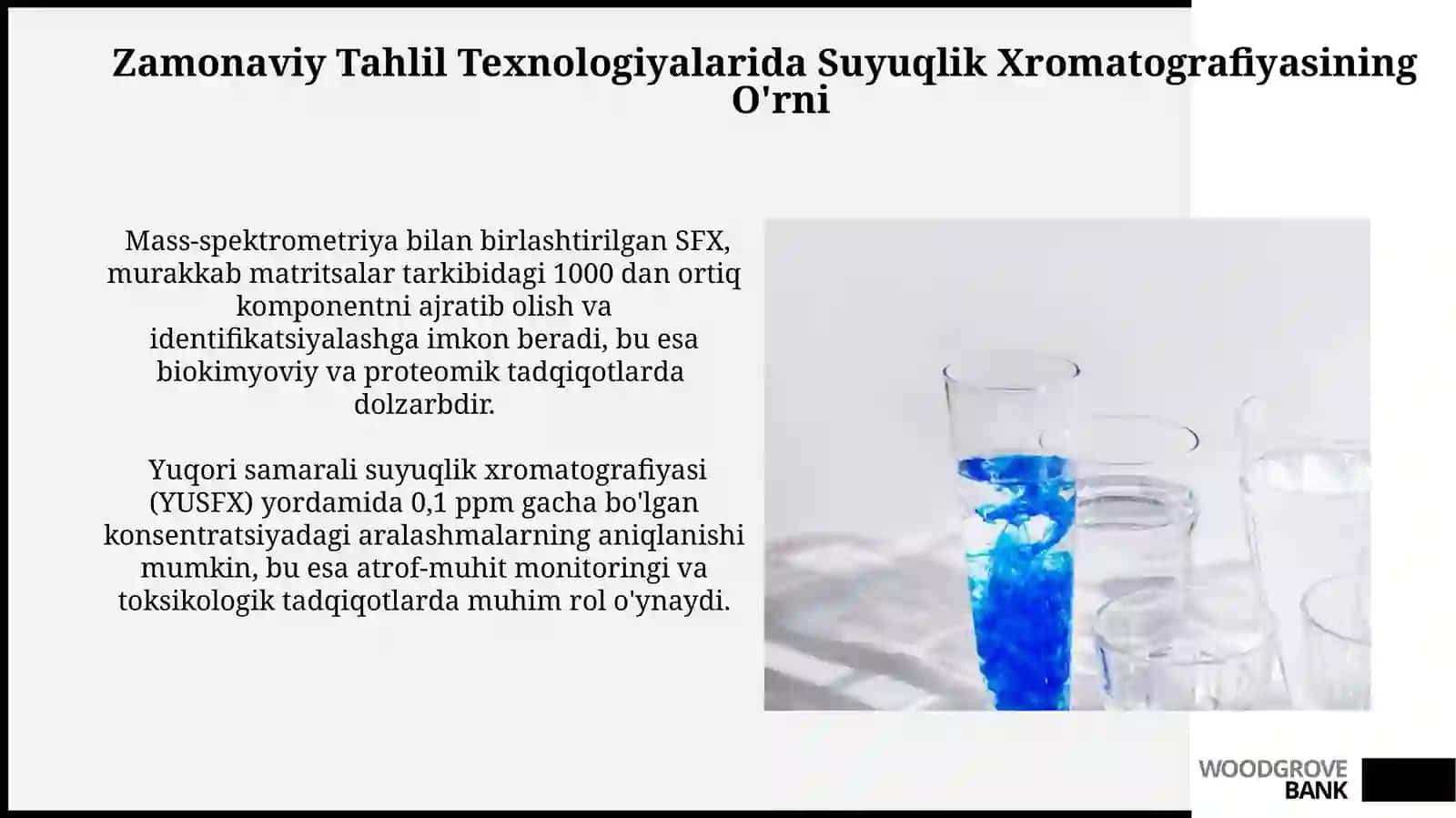 Yuqori Samarali Suyuqlik Xromatografiyasi (YUKSX) 4