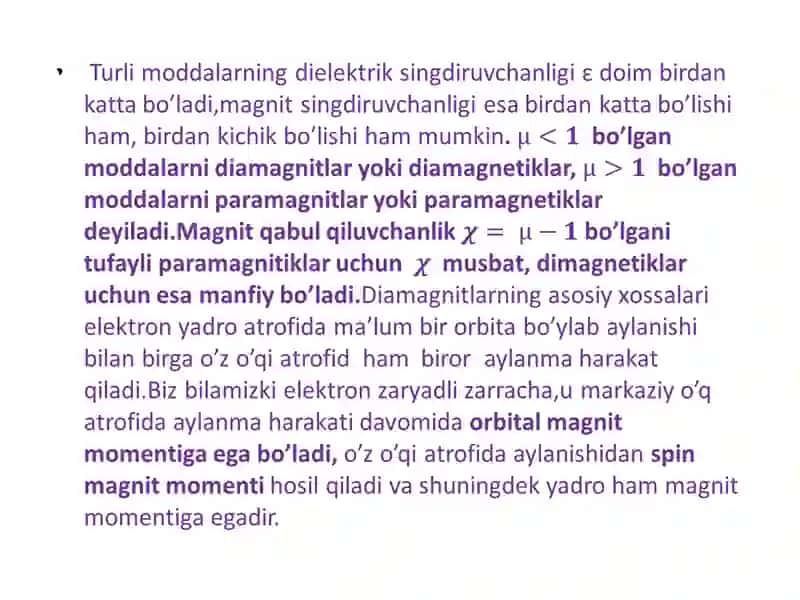 ELEKTR VA MAGNETIZM 4