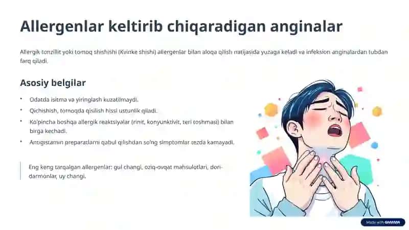 Angina: Infeksiyadan Tashqari Sabablar va Qon Kasalliklari 4