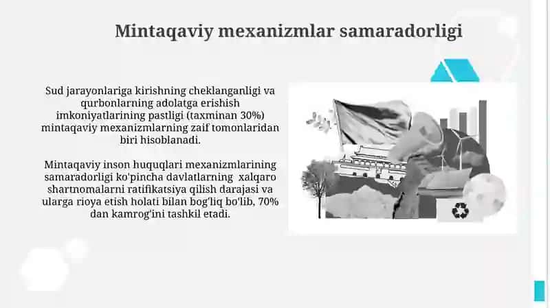 Inson huquqlari boʻyicha mintaqaviy mexanezimlar 4