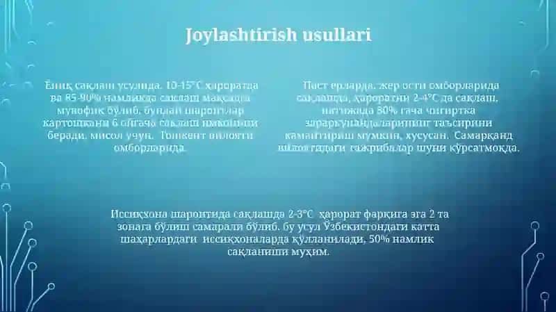 Ildizmevalilarning tuzilishi-sifatkórsatgichlari 4