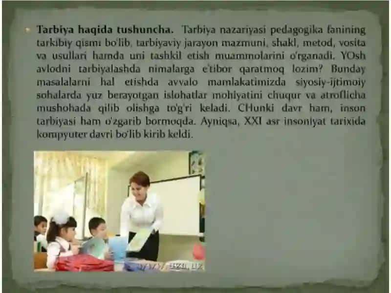 Tarbiya qonunlari 4