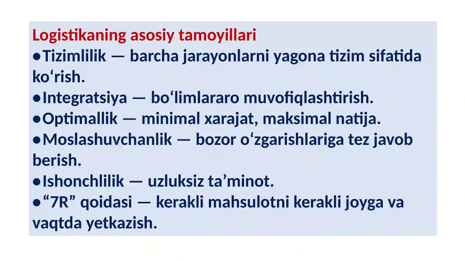 Logistiktizimkonsepsiyasiningnazariyasoslari 4