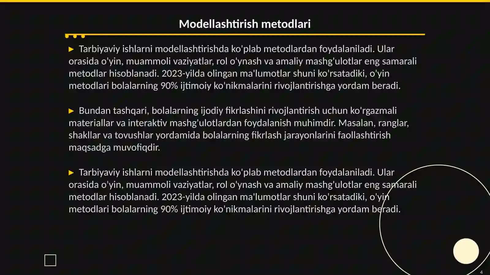 Maktabgacha taʼlim tashkilotlarida tarbiyaviy ishlarni modellashtirish 4