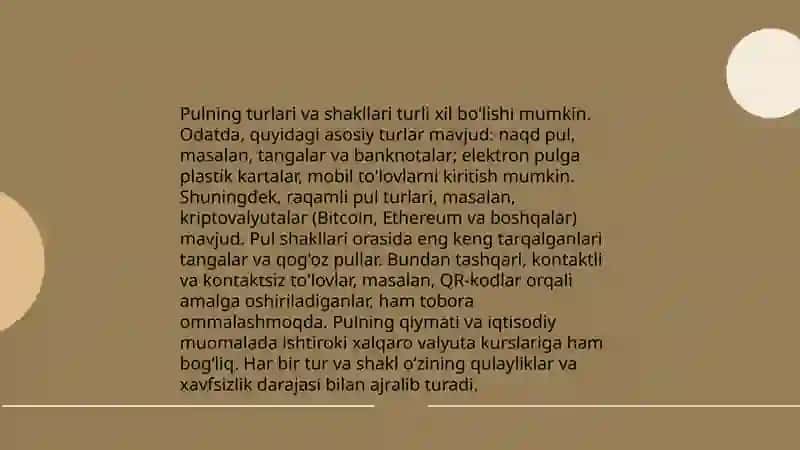 Pulning miqdoriylik nazariyasi 4