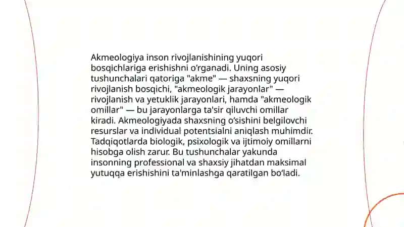 Insoniy fazilatlar va akme tizimdagi individuallik 4