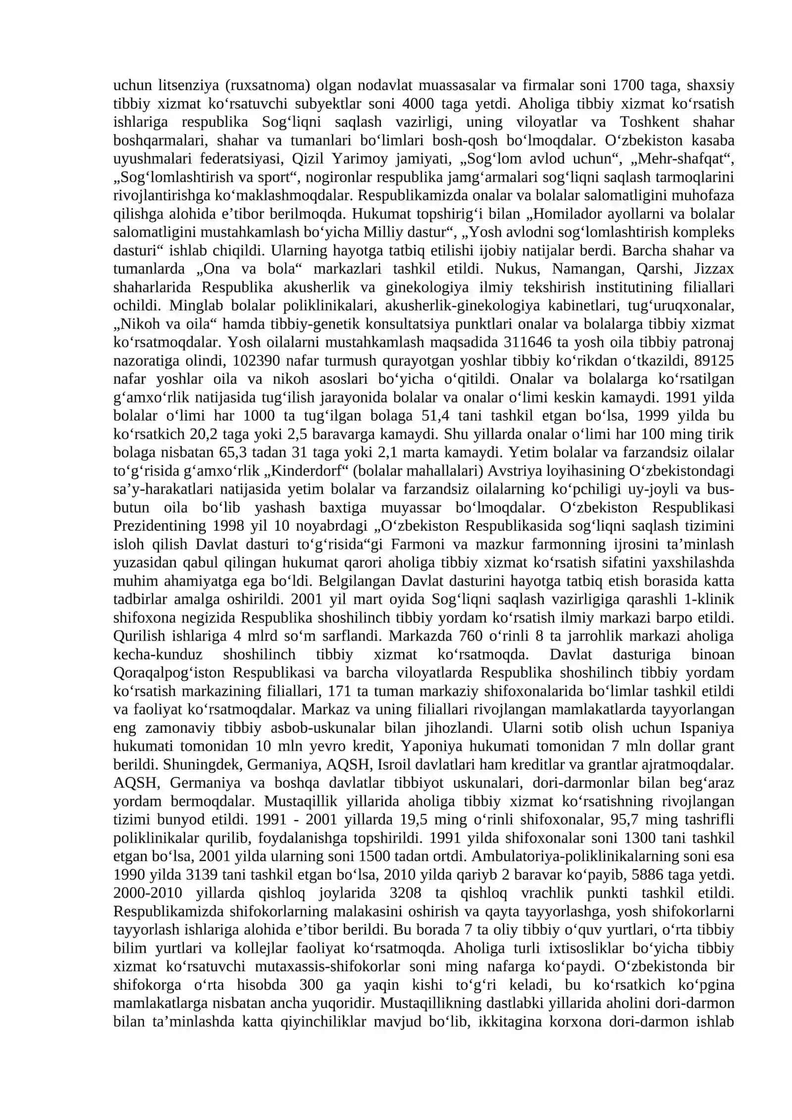 O‘ZBEKISTON RESPUBLIKASIDAGI IJTIMOIY O‘ZGARISHLAR 4