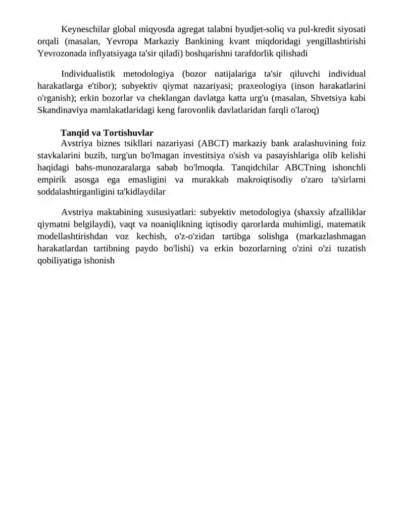 Avstriya maktabi va uning xususiyatlari 4