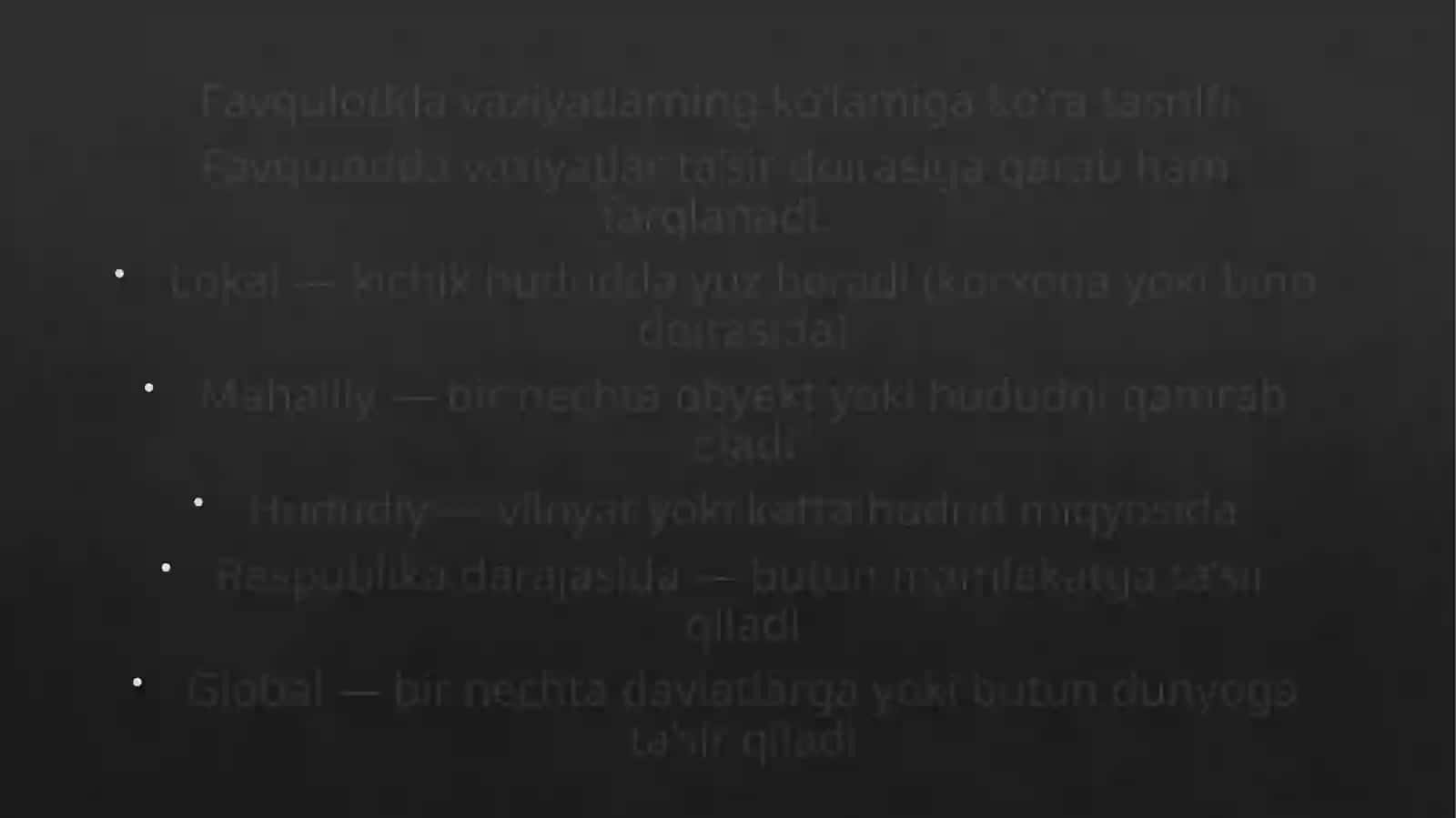 Favqulodda vaziyatlarda aholini muhofaza qilish va uning asosiy tamoyillari 4