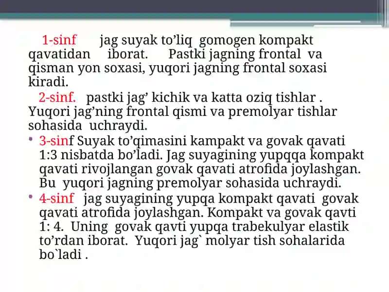 Yuqori va pastki jag’lar alveolyar o’siq atrofiyasi 4
