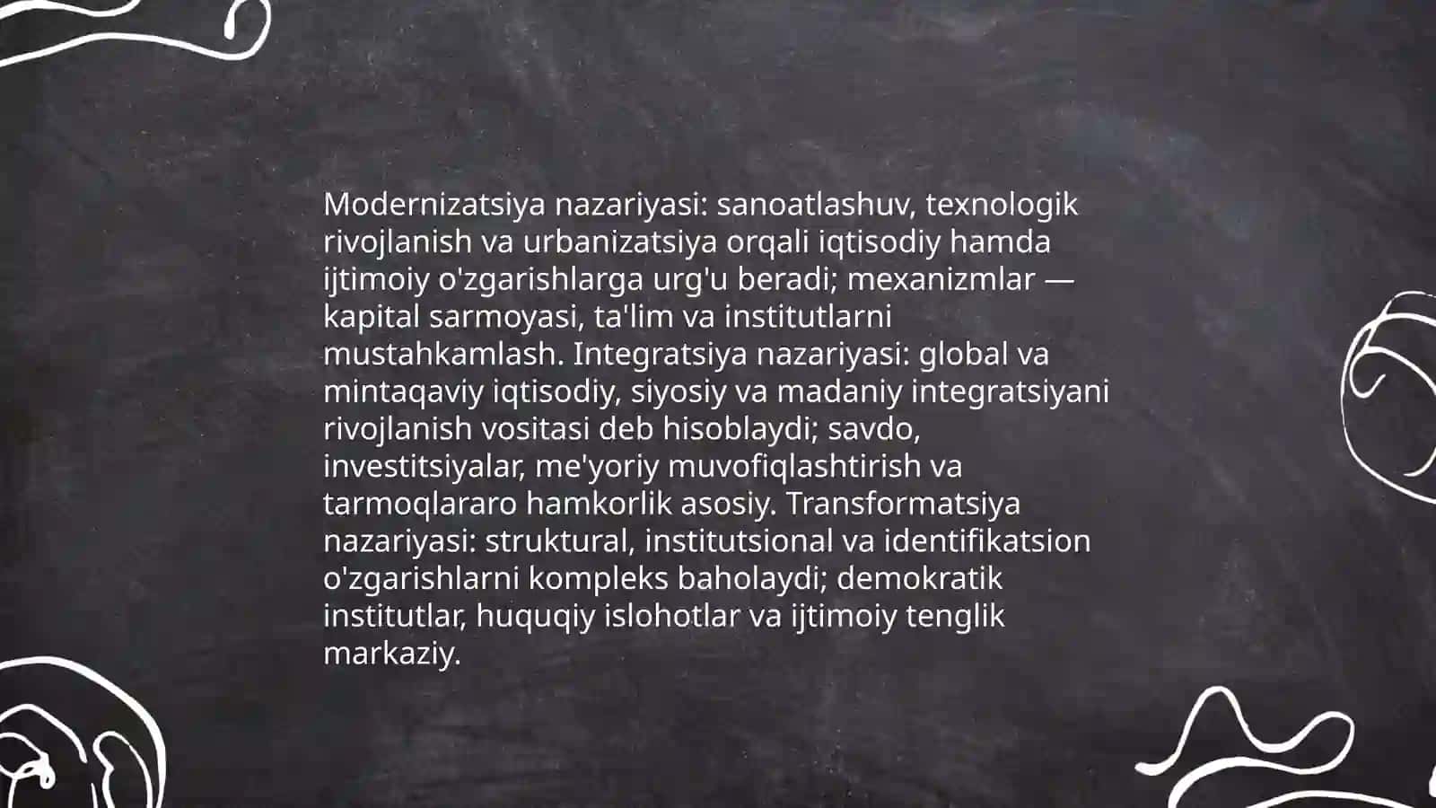 Rivojlanish falsafasi 4