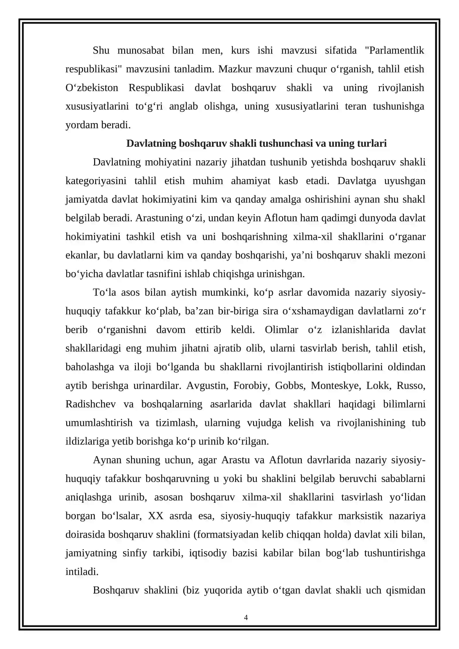 PARLAMENTLIK RESPUBLIKASI 4