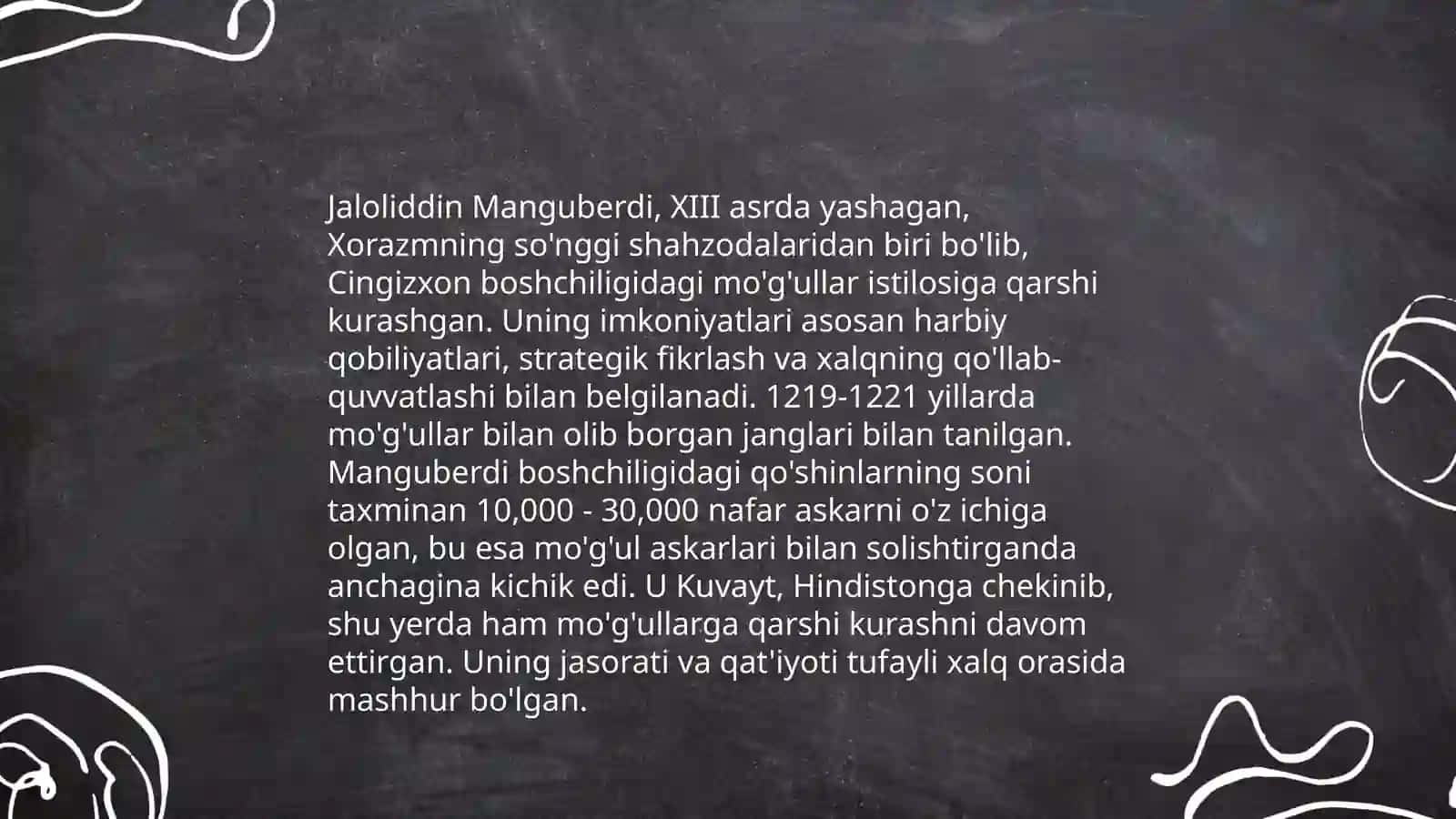 Jaloliddin Manguberdi hayoti 4