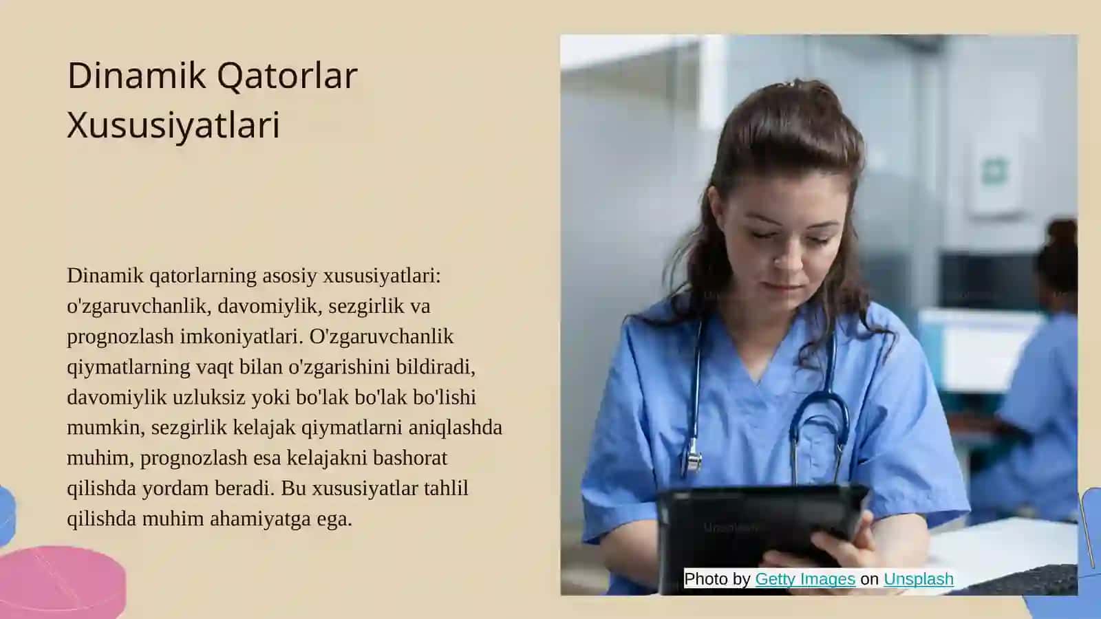 Dinamik qatorlar turlari korsatkichlari statistik tahlil etishda qollanilishi 4