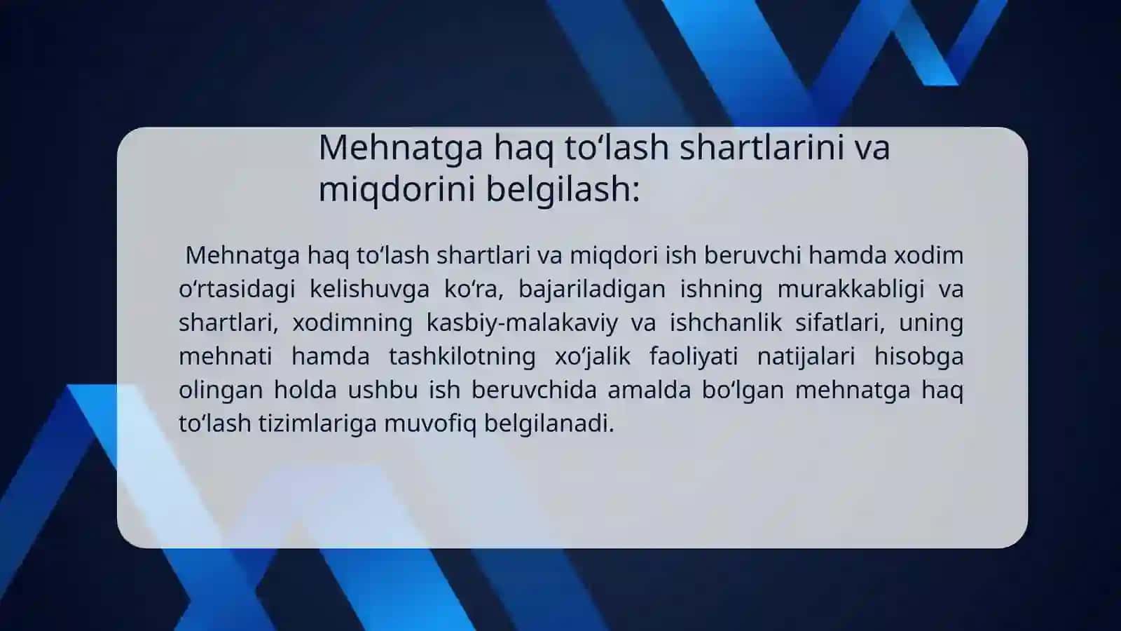 Ish xaqini to’lash shakllari 4
