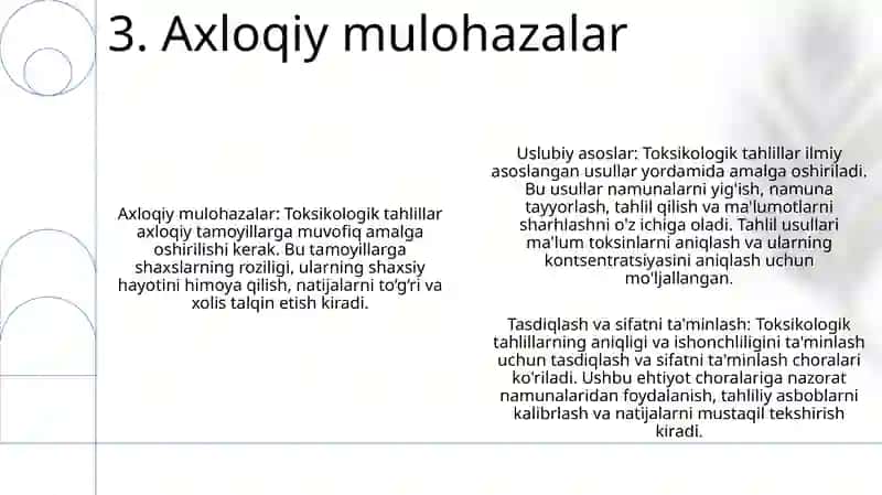 Toksikologik Tekshirishlarning Metodologik Asoslari 4