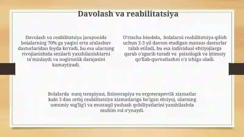 Nogironligi bo'lgan bolalar xavf guruhi bolalari sifatida 4