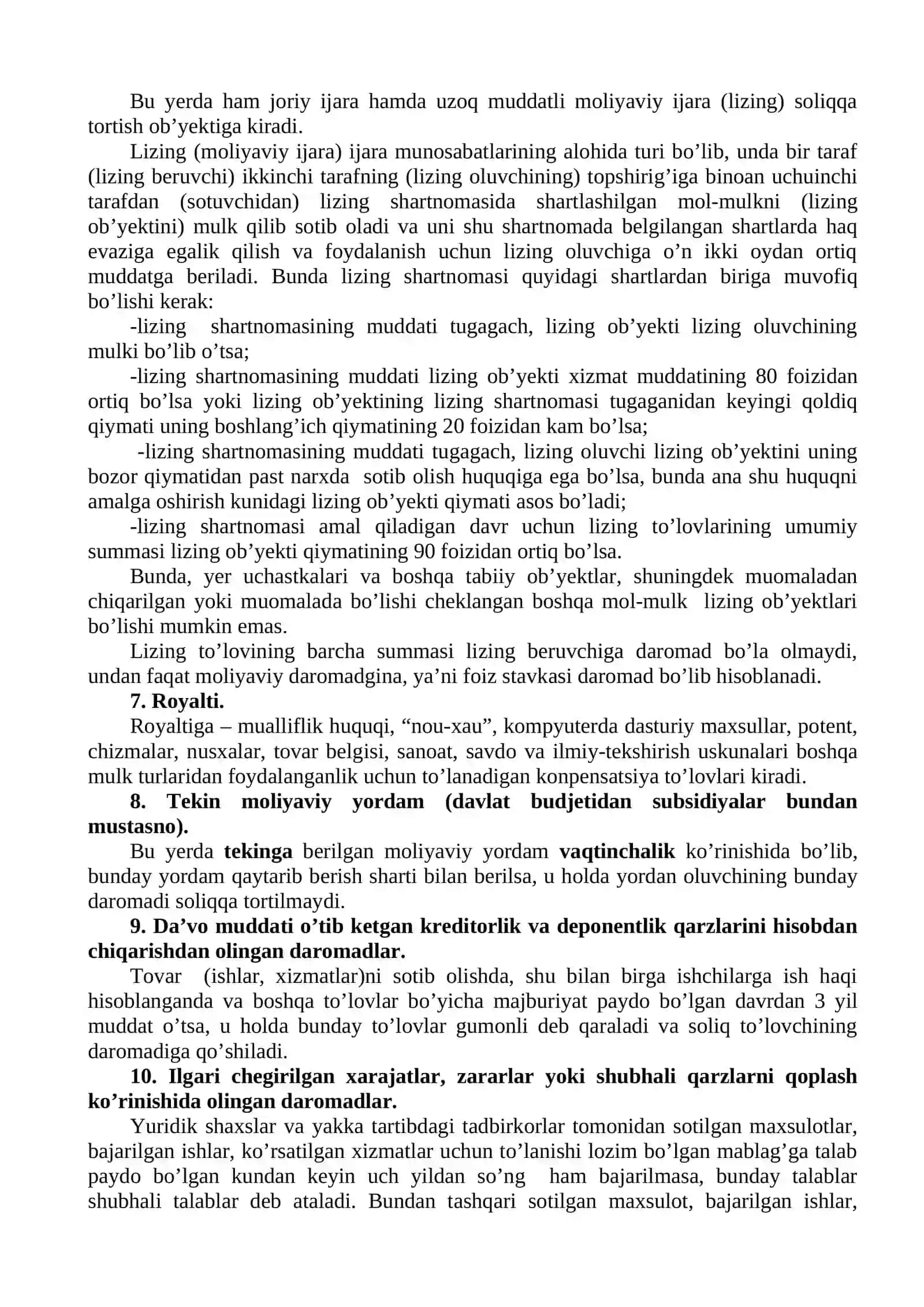 Yuridik shaxslar daromadi (foydasi)ga solinadigan soliqni hisoblash va budjetga to’lash tartibi 4