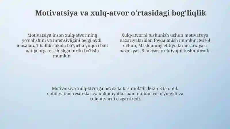 Motivatsiya nazariyalari va asosiy tushunchalar 4