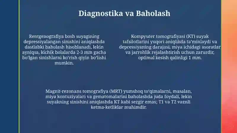 Bolalarda bosh suyagi botib sinishlarida bajariladigan operasiyalar 4