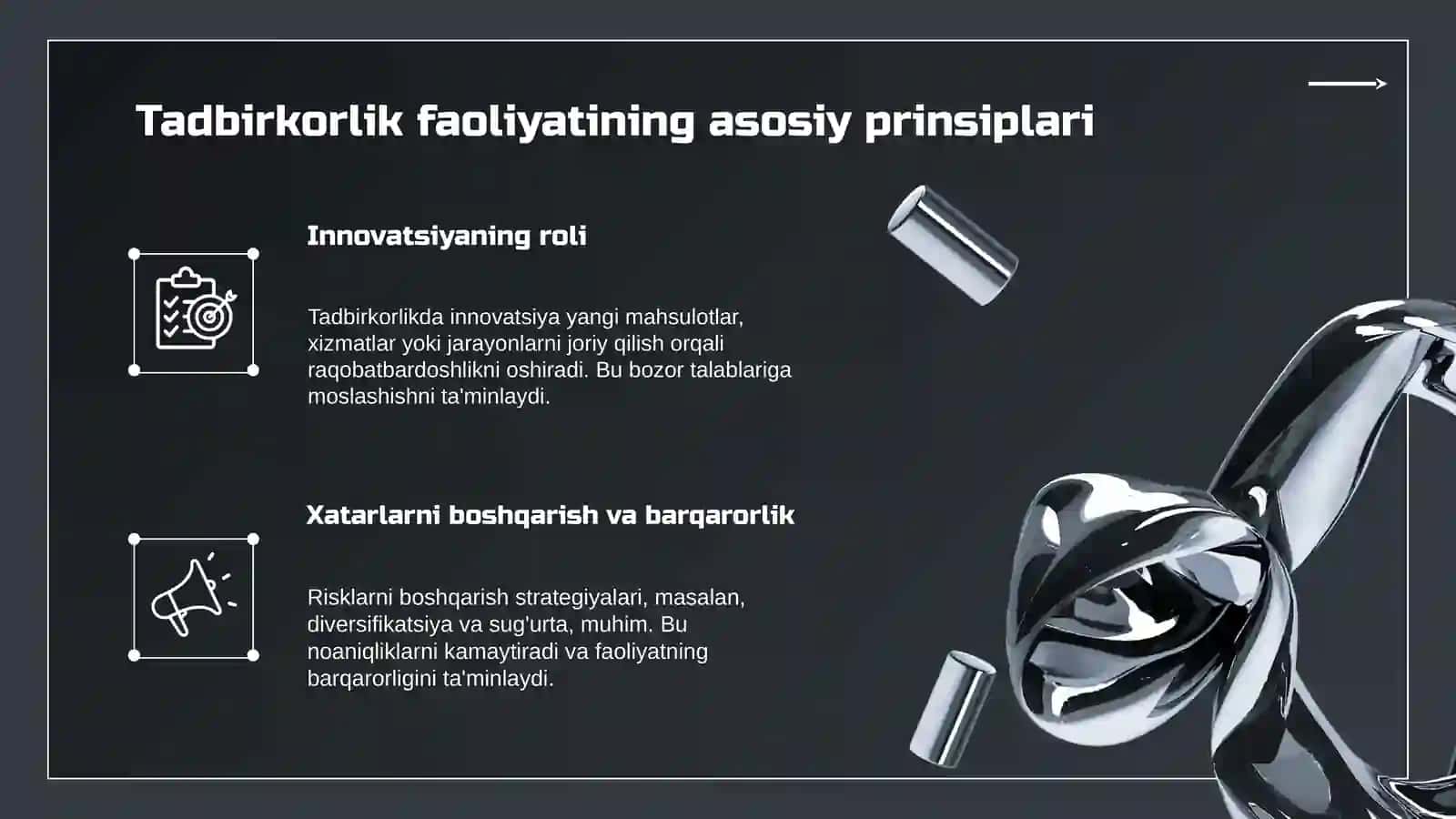 Tadbirkorlik faoliyati.Tadbirkorlikning kapitali va uning aylanishi 4
