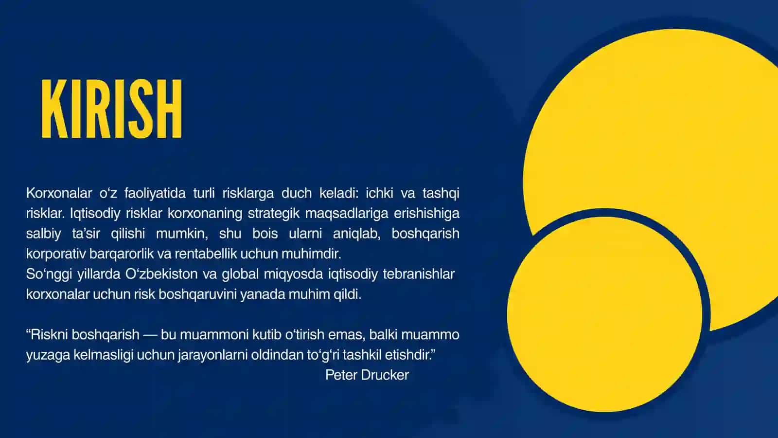 Korxona faoliyatidagi iqtisodiy risklarni samarali boshqarish algoritmining mohiyati 4