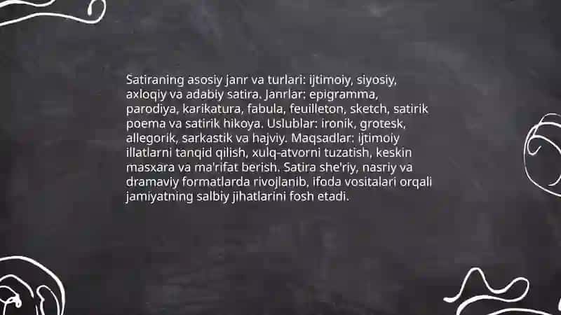 Satira va yumorning asosiy nazariy belgilari 4